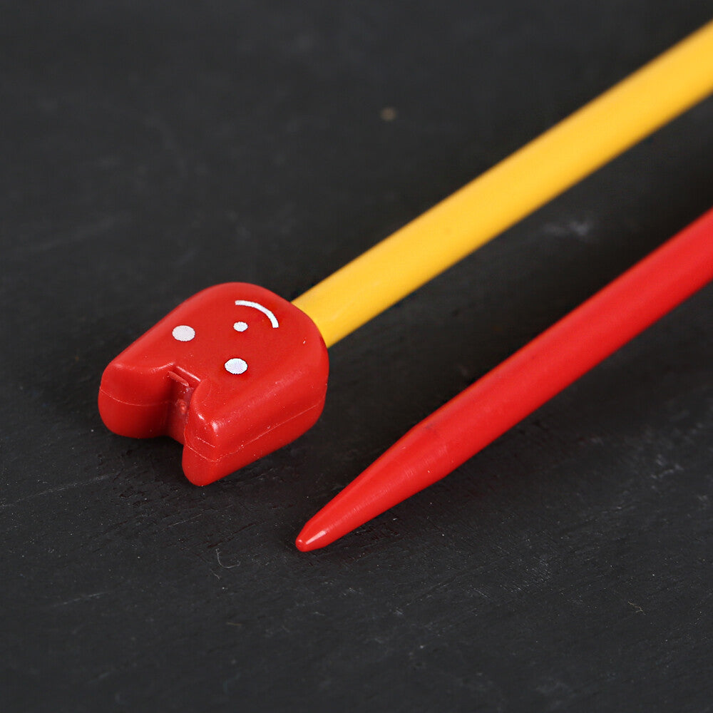 Pony 4.50mm 18cm Children's Plastic Knitting Needle - 61660