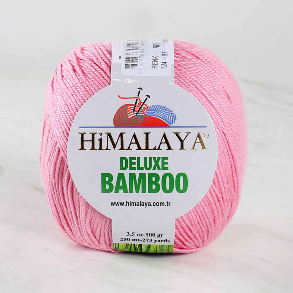 Himalaya Deluxe Bamboo Yarn, Pink - 124-07