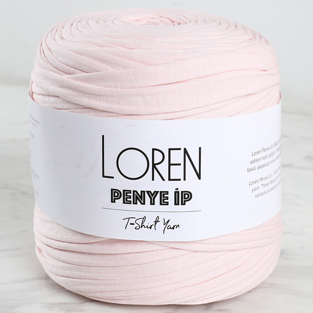 Loren T-shirt Yarn, Light Pink - 77
