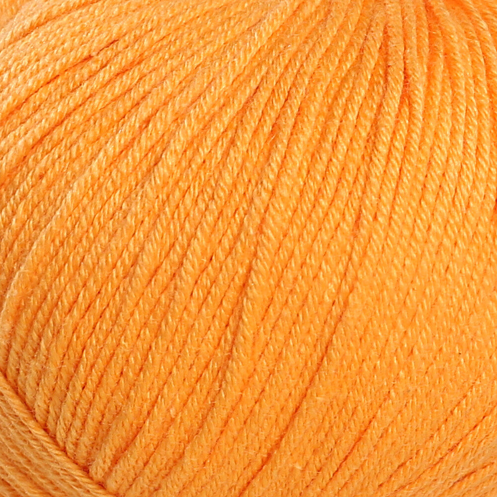 Gazzal Baby Cotton Knitting Yarn, Orange - 3416