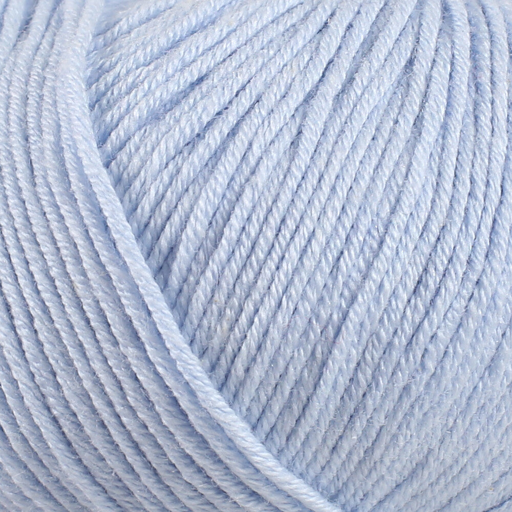 Gazzal Baby Cotton Knitting Yarn, Light Blue - 3429