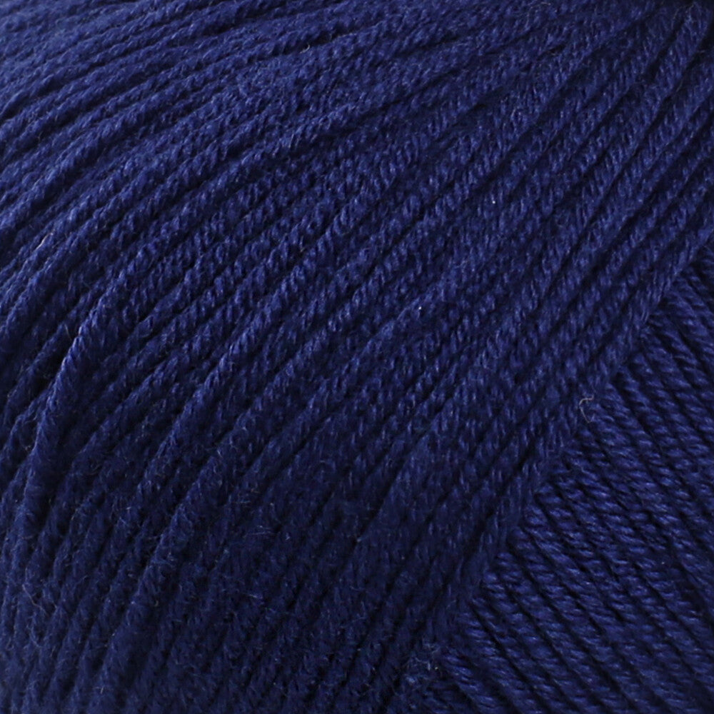 Gazzal Baby Cotton Knitting Yarn, Dark Blue - 3438