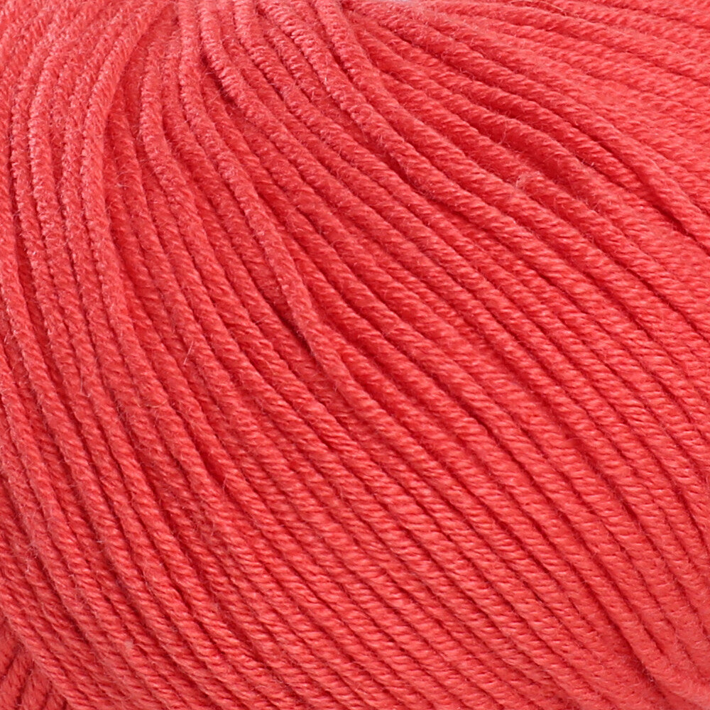 Gazzal Baby Cotton Knitting Yarn, Light Red - 3418