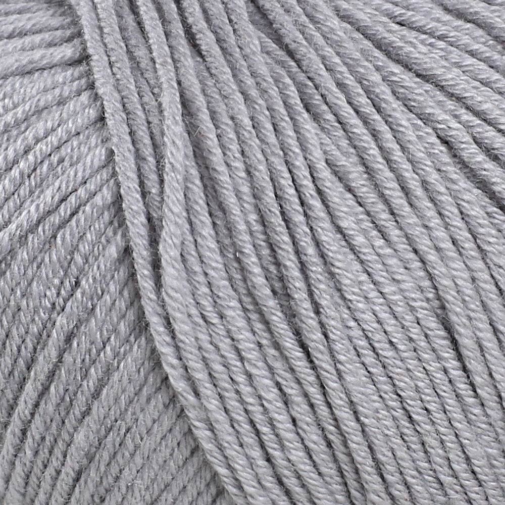 Gazzal Baby Cotton Knitting Yarn, Grey - 3430