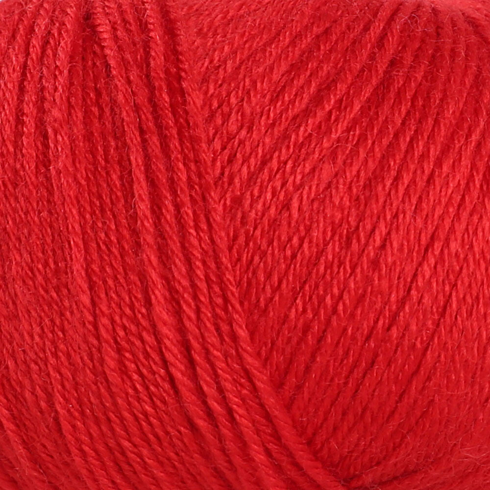 Gazzal Baby Wool Knitting Yarn, Red - 811