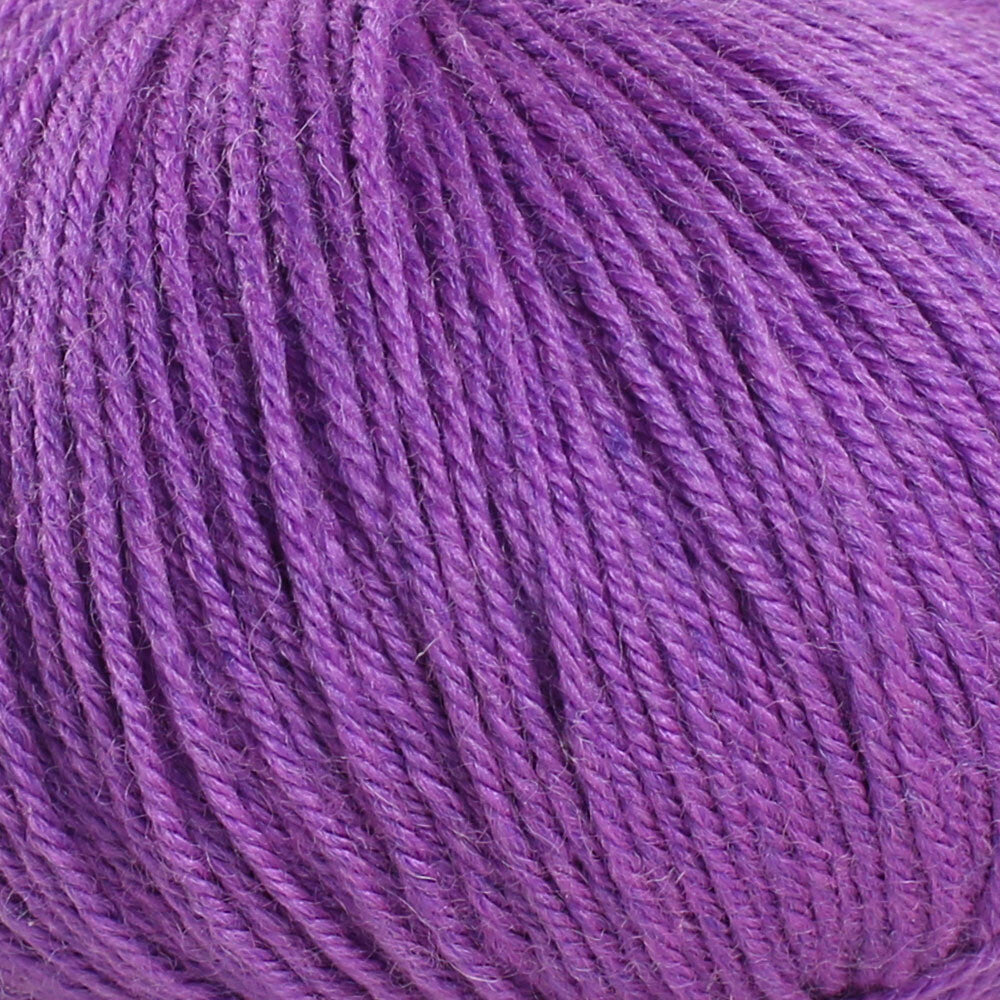 Gazzal Baby Wool Knitting Yarn, Purple - 815