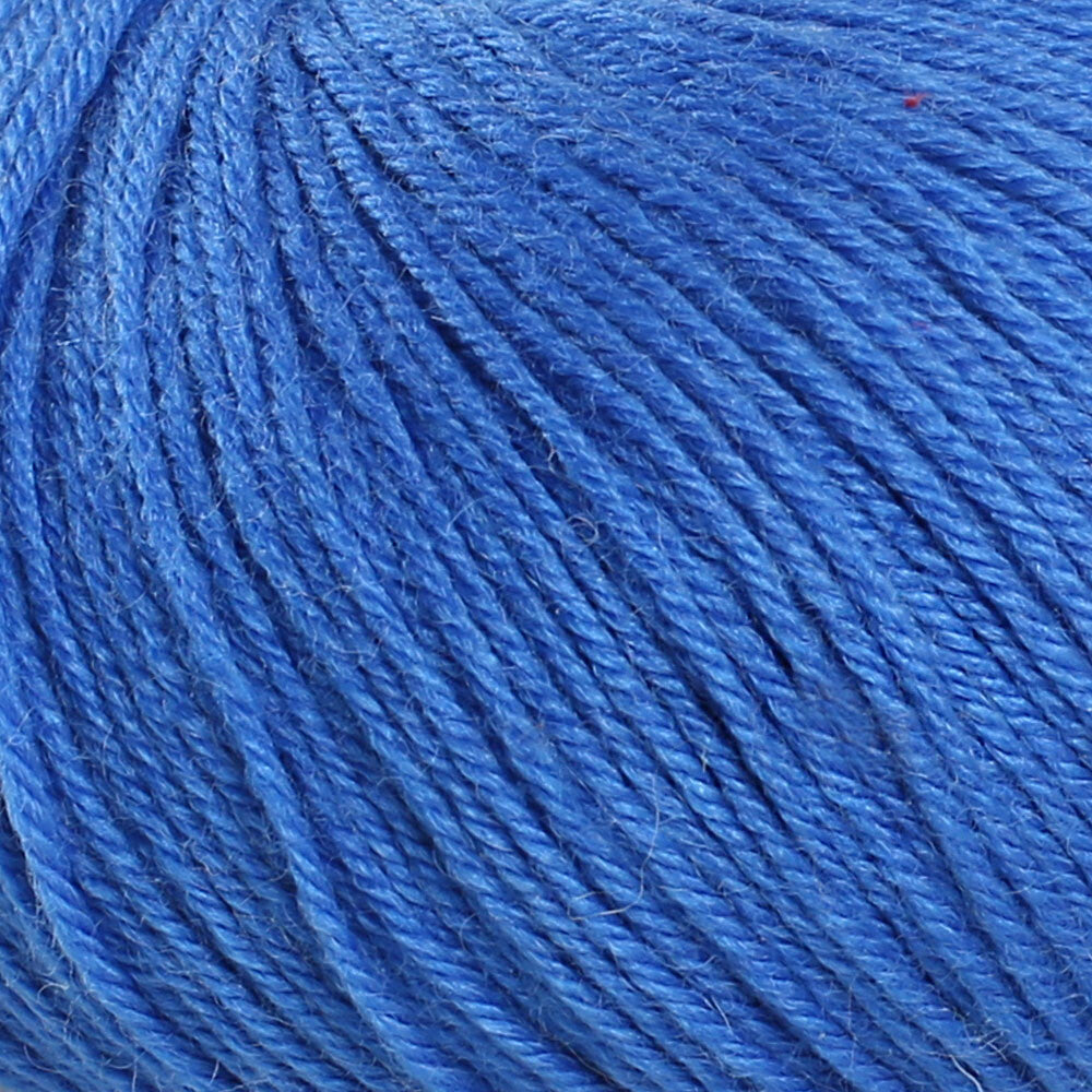 Gazzal Baby Wool Knitting Yarn, Blue - 830