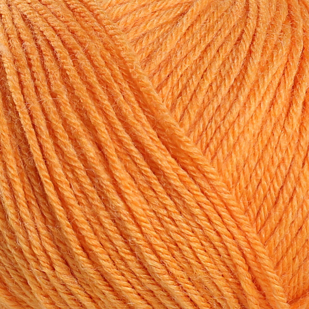 Gazzal Baby Wool Baby Yarn, Orange - 837