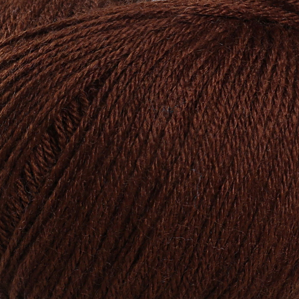 Gazzal Baby Wool Knitting Yarn, Brown - 807