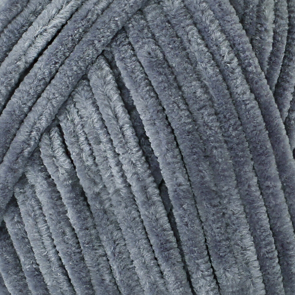 La Mia Mellow Chenille Yarn, Grey - 905