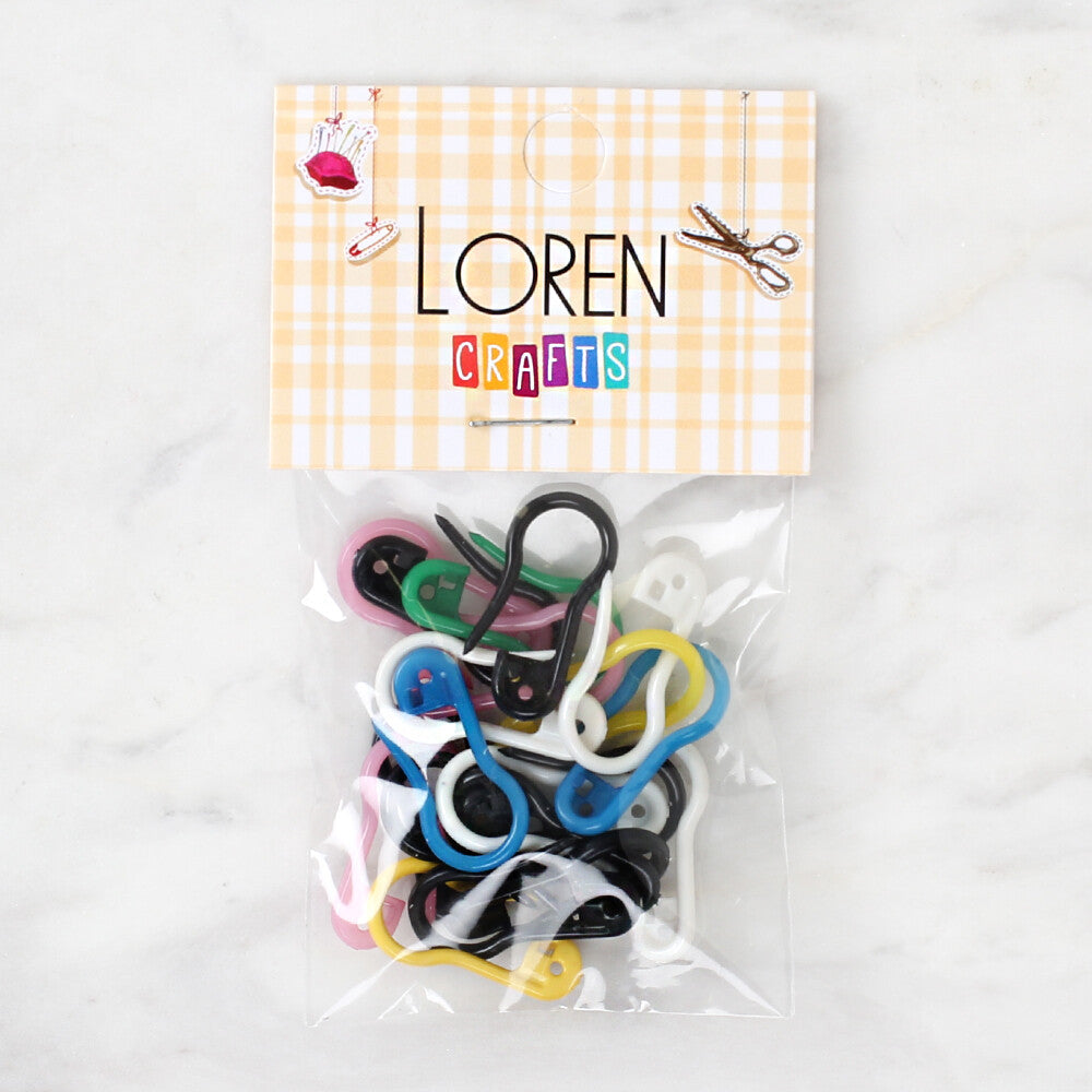 Loren 20 Pcs Pear Shaped Stitch Markers