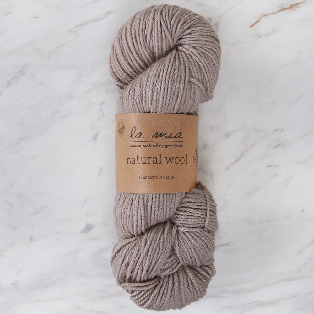 La Mia Natural Wool Knitting Yarn Beıge - L203