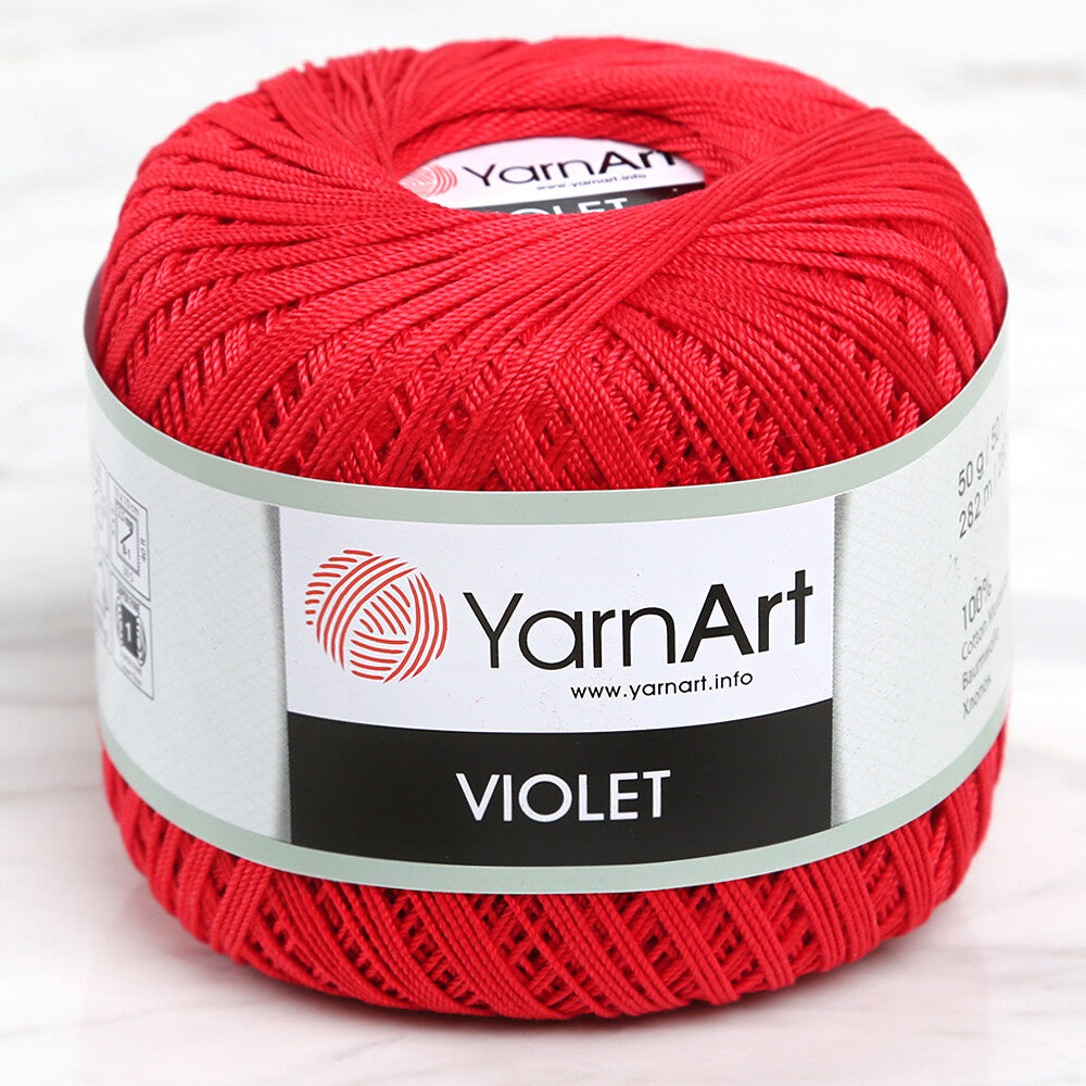 YarnArt Violet Yarn, Red - 6328