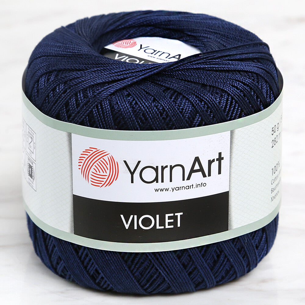 YarnArt Violet Yarn, Navy Blue - 0066