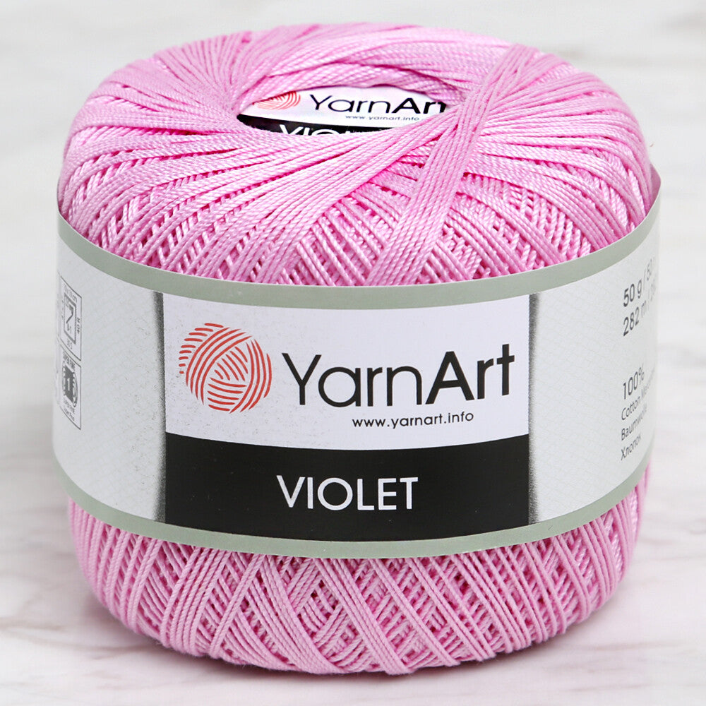 YarnArt Violet Yarn, Pink - 319