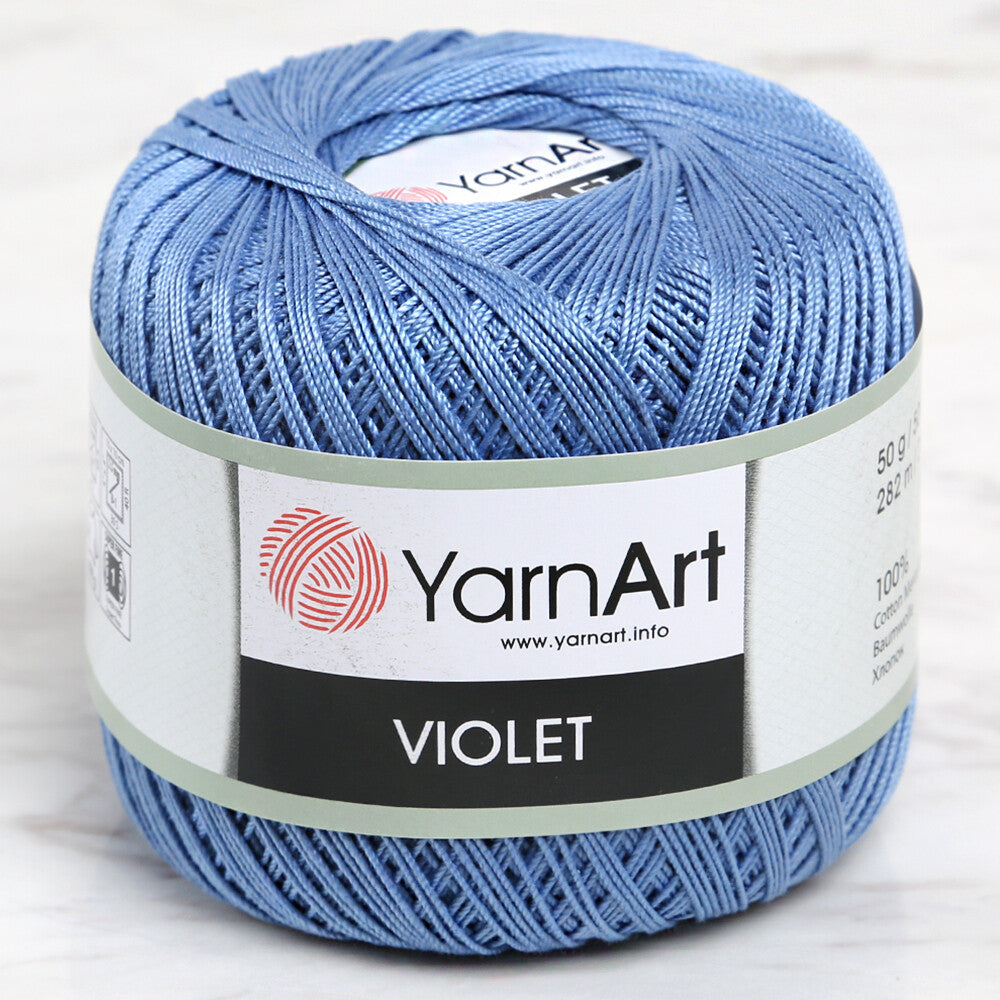Yarnart Violet Yarn, Blue - 5351