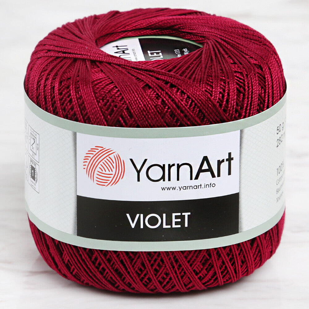 YarnArt Violet Yarn, Cherry Red - 112
