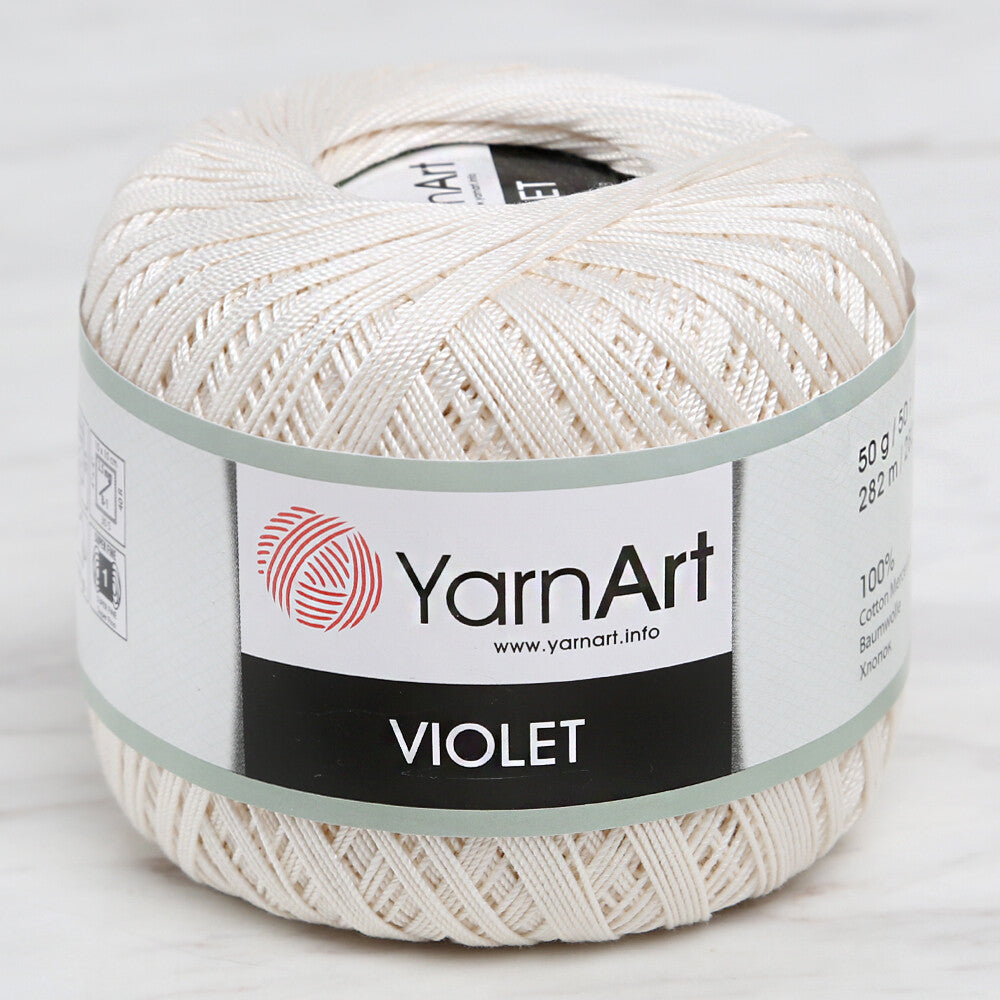 YarnArt Violet Yarn, Beige - 6194