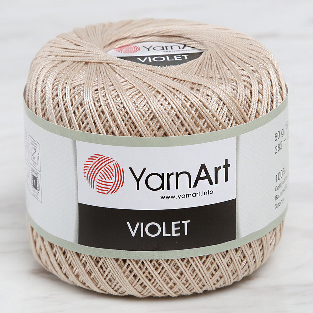 YarnArt Violet Yarn, Beige - 4660