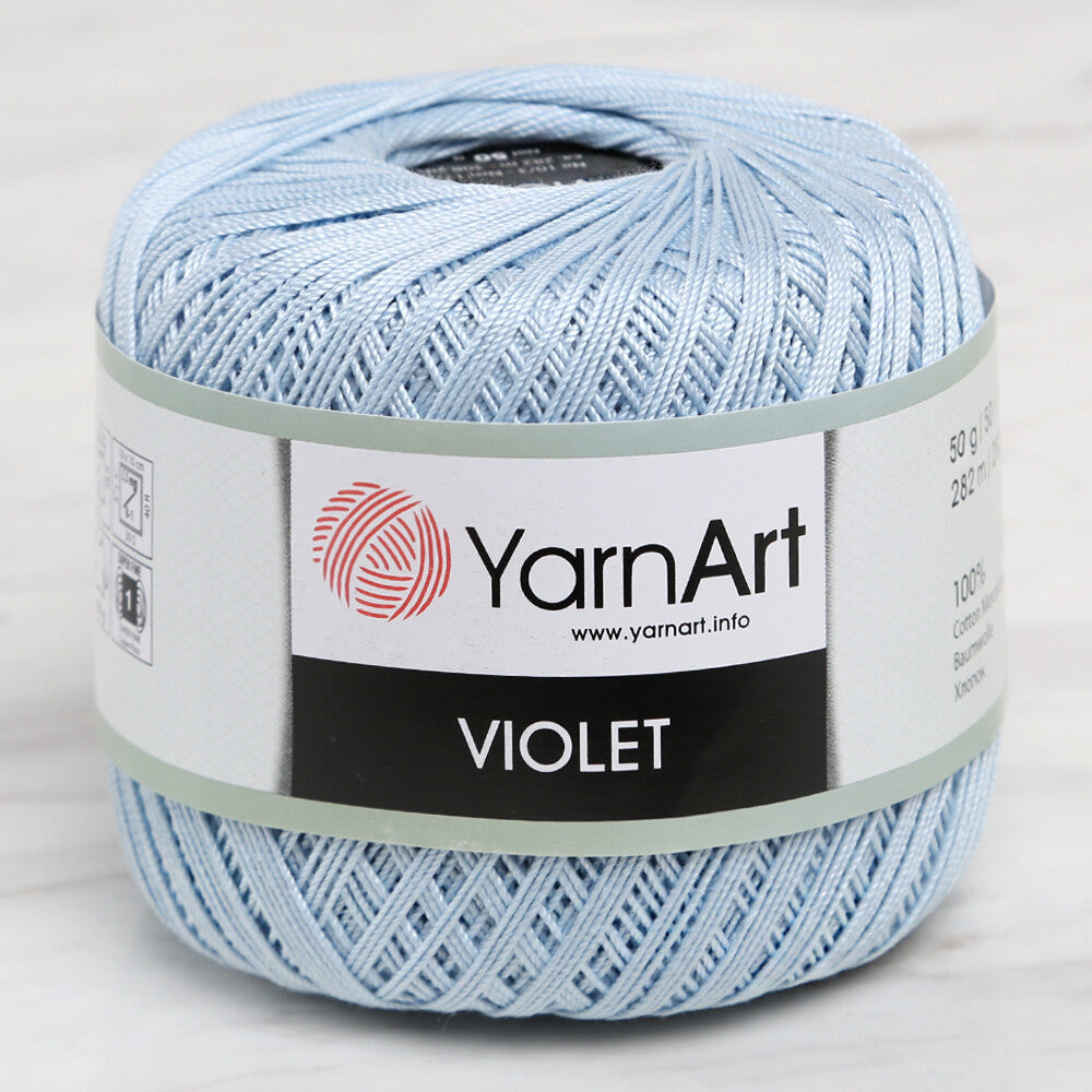 YarnArt Violet Yarn, Light Blue - 4917