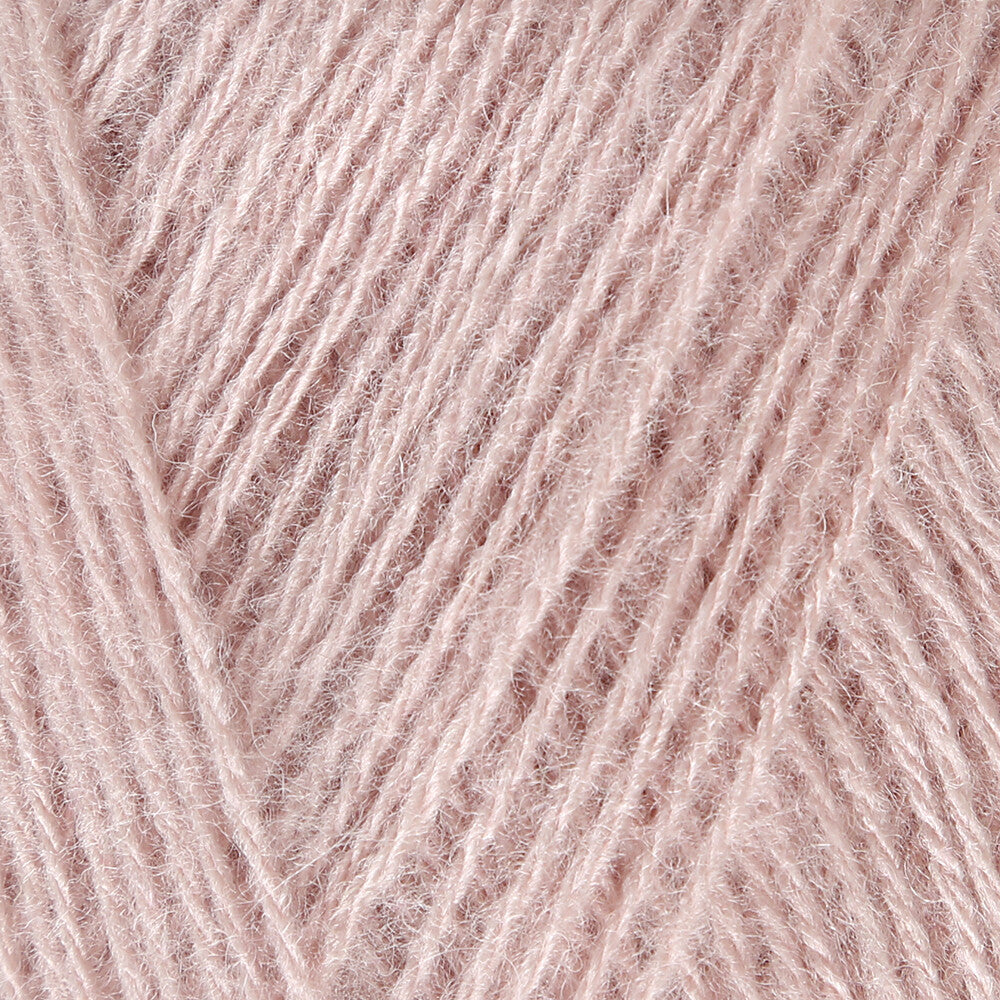 Madame Tricote Paris Angora Knitting Yarn, Powder Pink -124