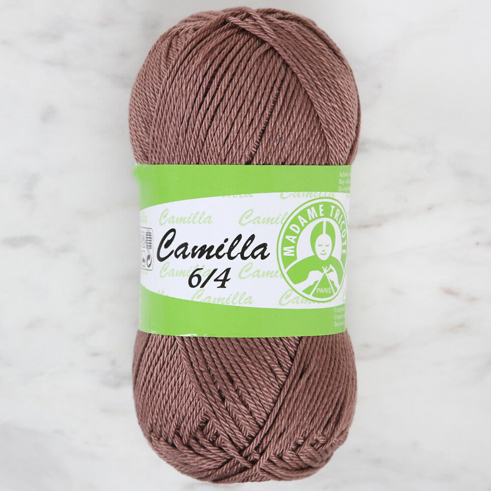 Madame Tricote Paris Camilla 50gr Knitting Yarn, Brown - 5322