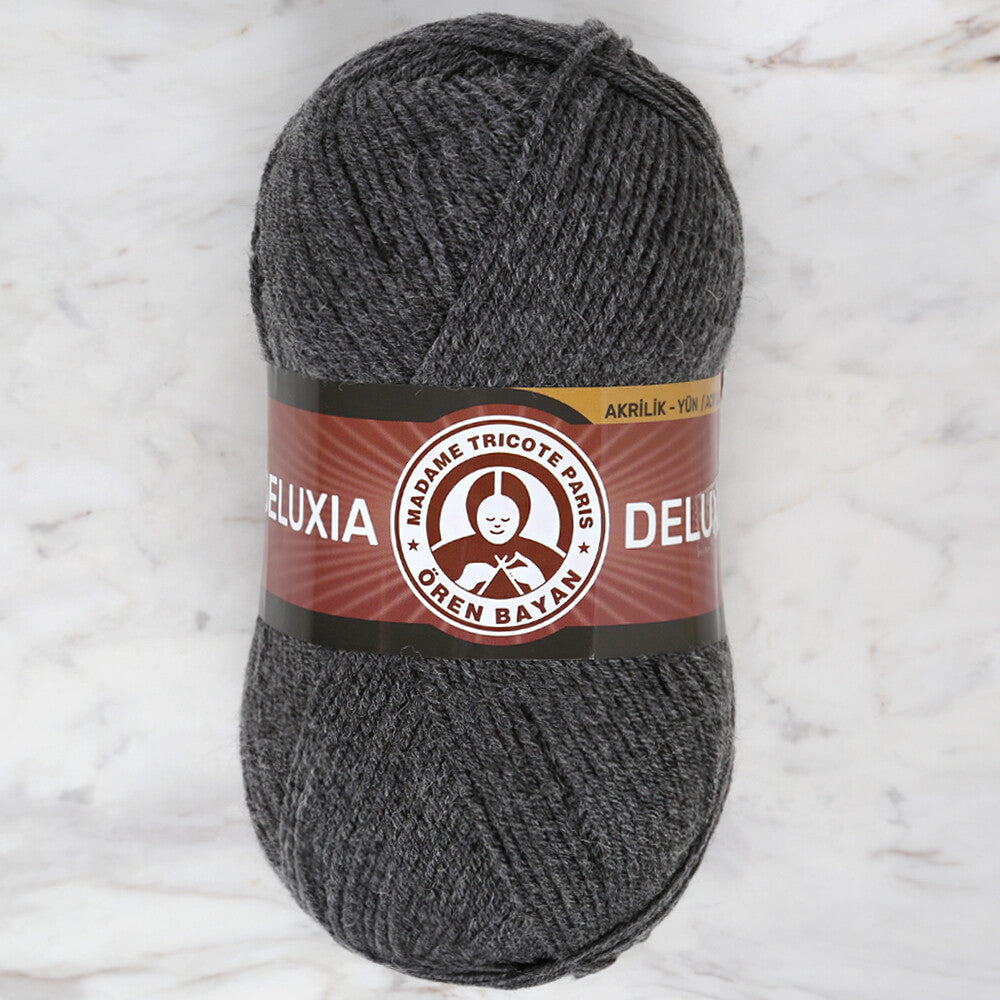 Madame Tricote Paris Deluxia Knitting Yarn, Grey - 009