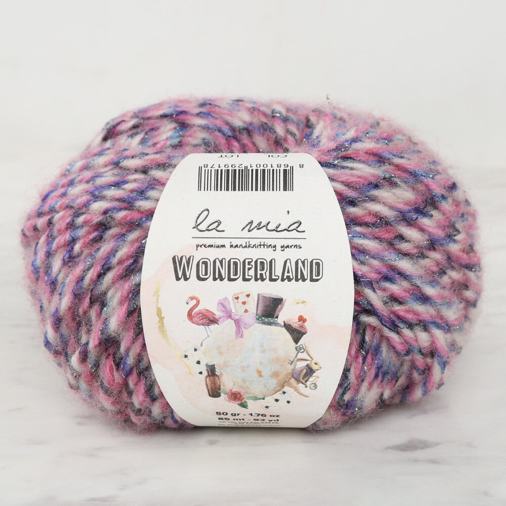 La Mia Wonderland Knitting Yarn, Variegated - LW08
