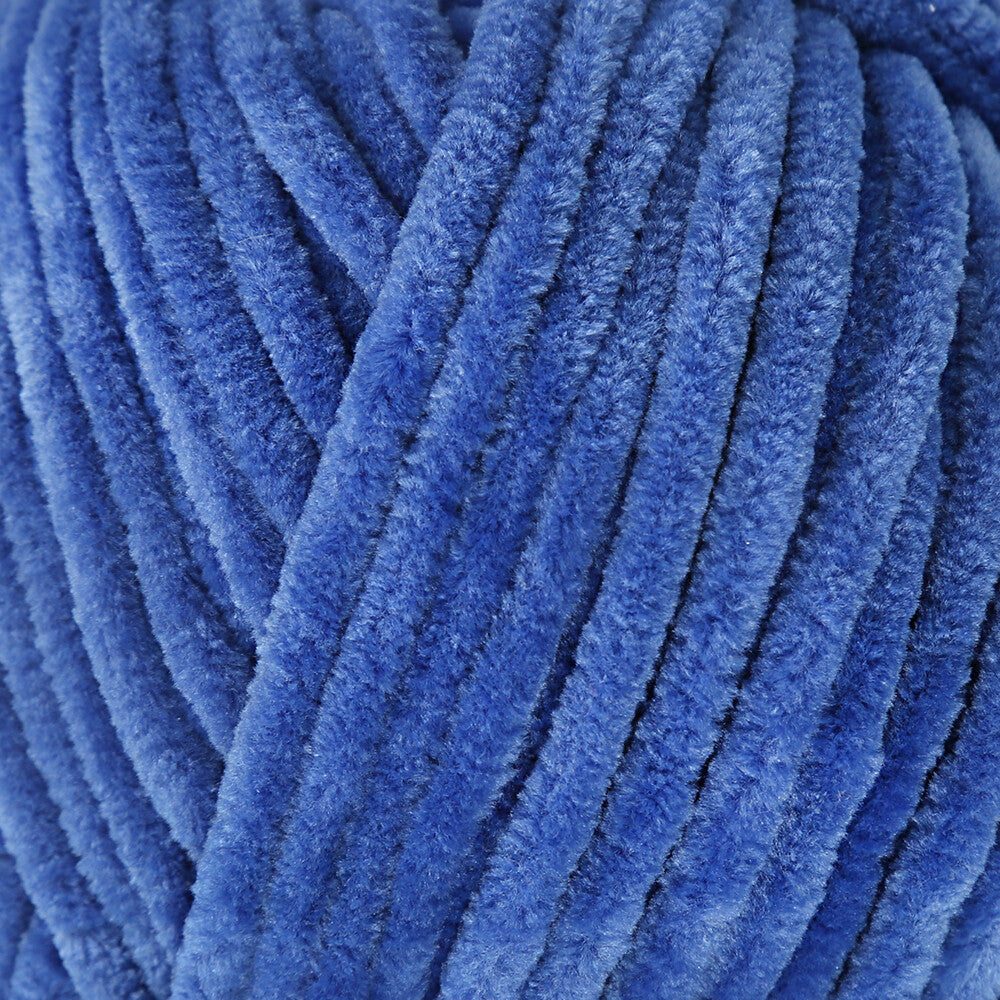 La Mia Mellow Chenille Yarn, Blue - 936