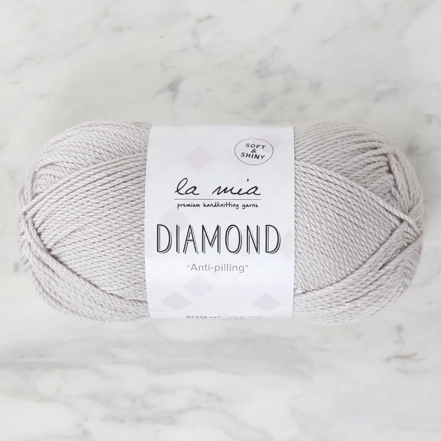 La Mia Diamond Yarn, Grey - L162