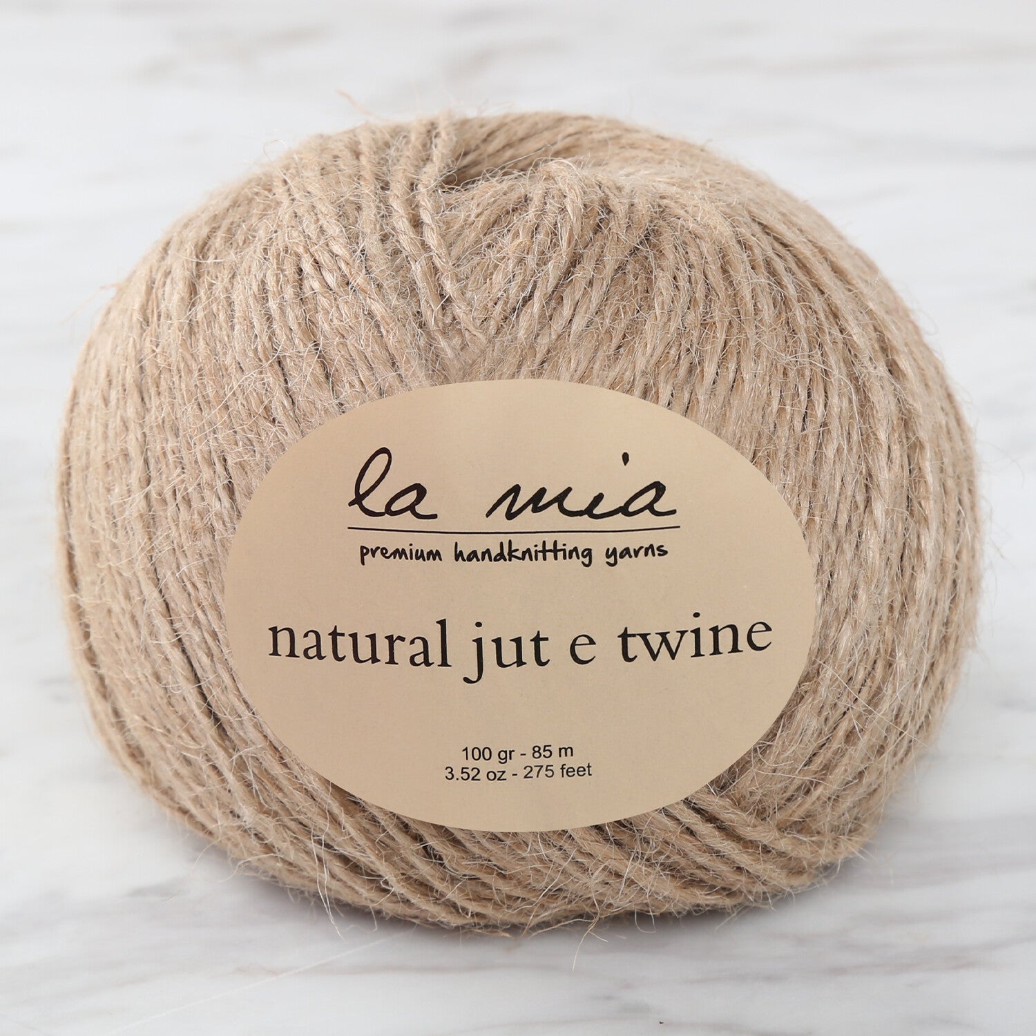 La Mia Natural Jute Twine (100 g), Natural