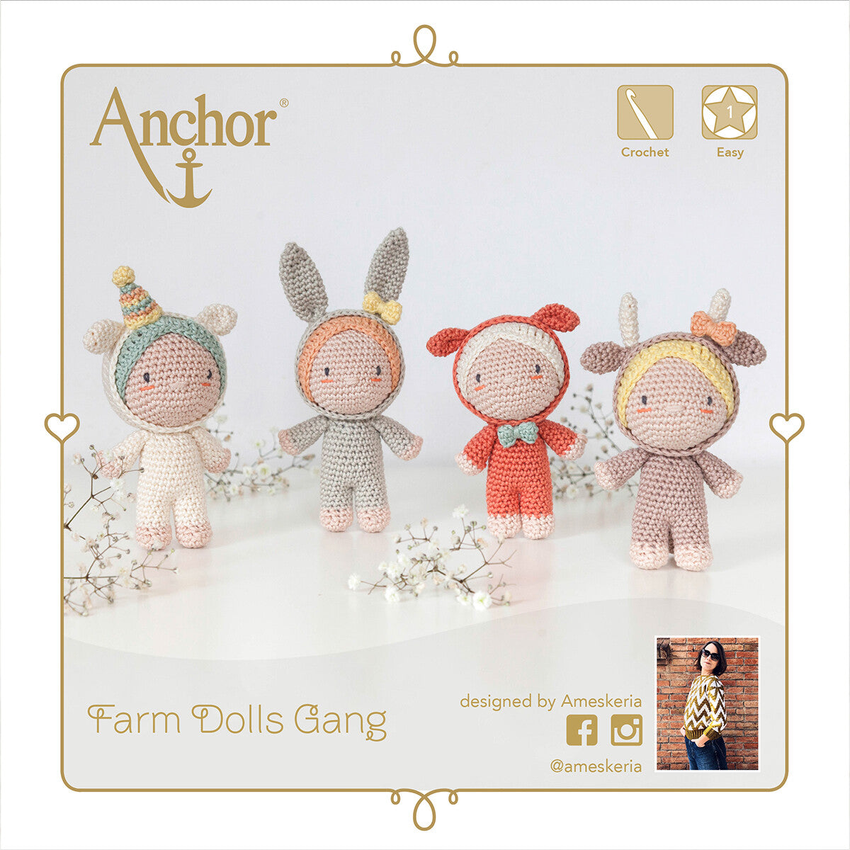 Anchor Farm Dolls Gang  Amigurumi Set - A28C002-09061