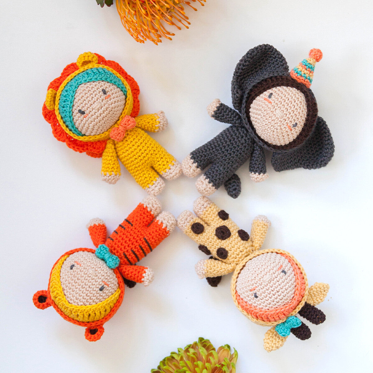 Anchor Jungle Dolls Gang Amigurumi Set - A28C002-09063