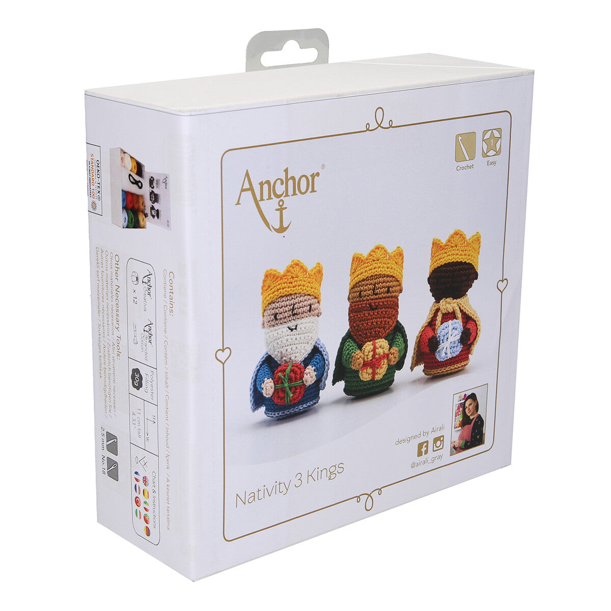 Anchor Nativity 3 Kings Amigurumi Set - A28C004-09062