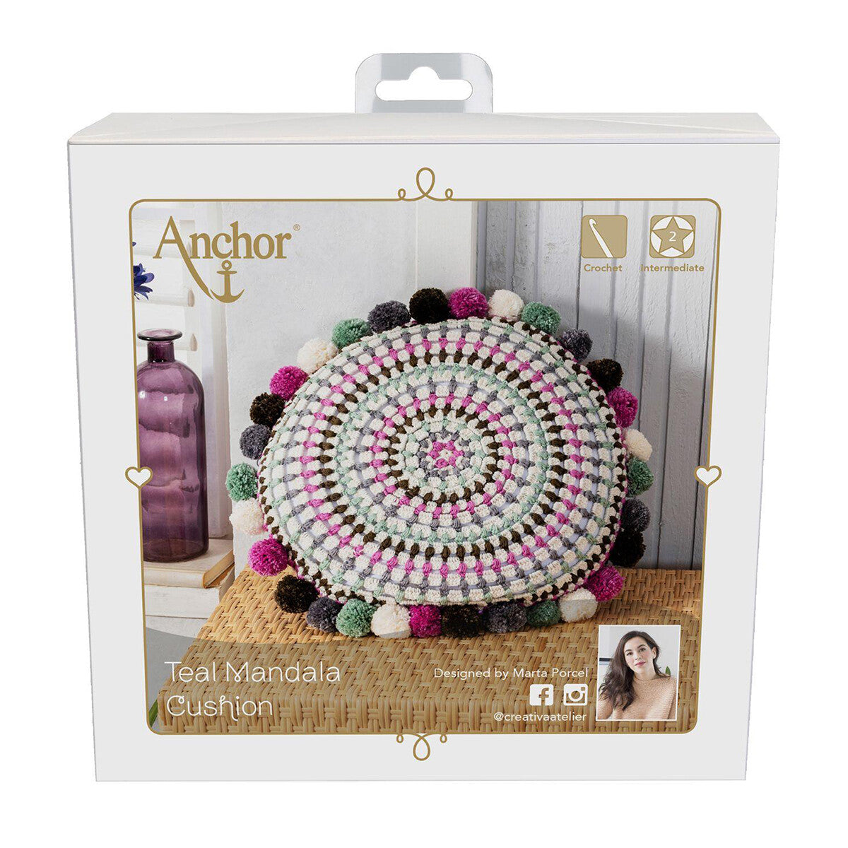 Anchor Mandala Pillow Set - A28C007-09062