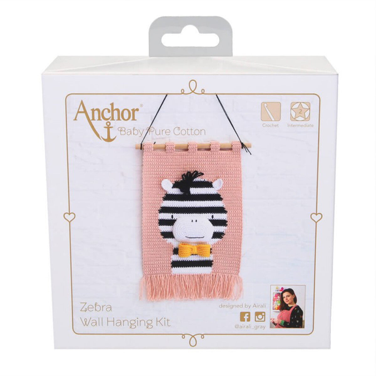 Anchor Zebra Wall Hanging Kit - A28B003-09062