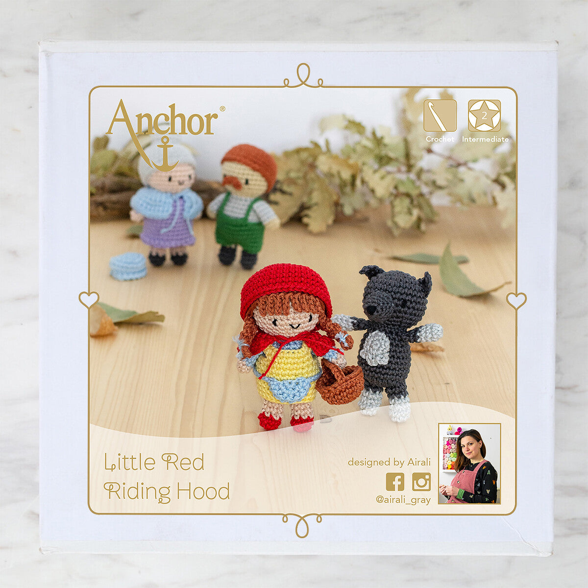 Anchor Little Red Riding Hood Amigurumi Set - A28C003-09063