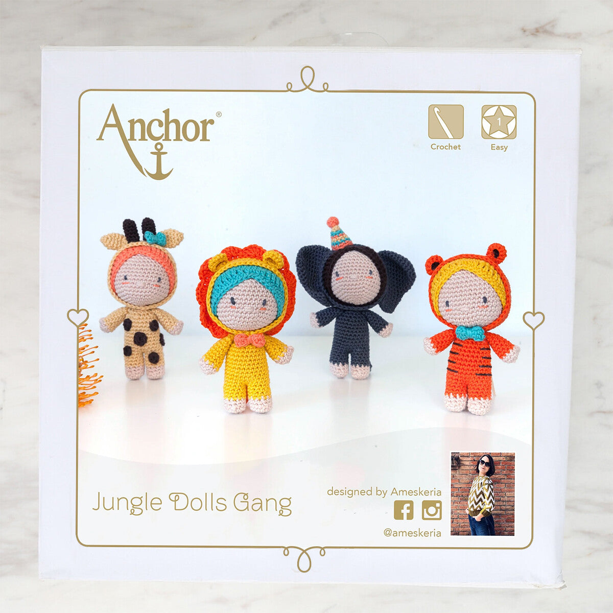 Anchor Jungle Dolls Gang Amigurumi Set - A28C002-09063