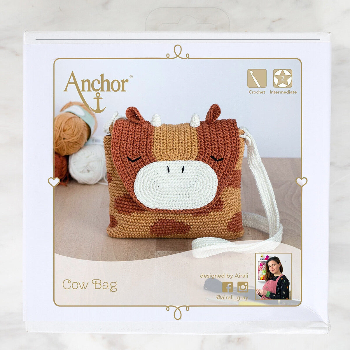 Anchor Baby Pure CottonCow Bag Set - A28C006-09062