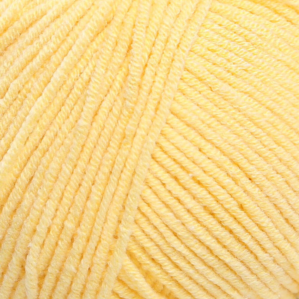 YarnArt Jeans Knitting Yarn, Light Yellow - 88