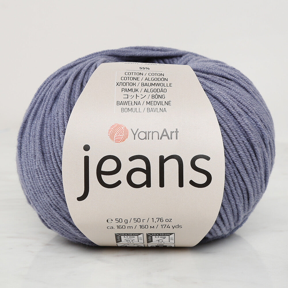 YarnArt Jeans Knitting Yarn, Antrasit - 68