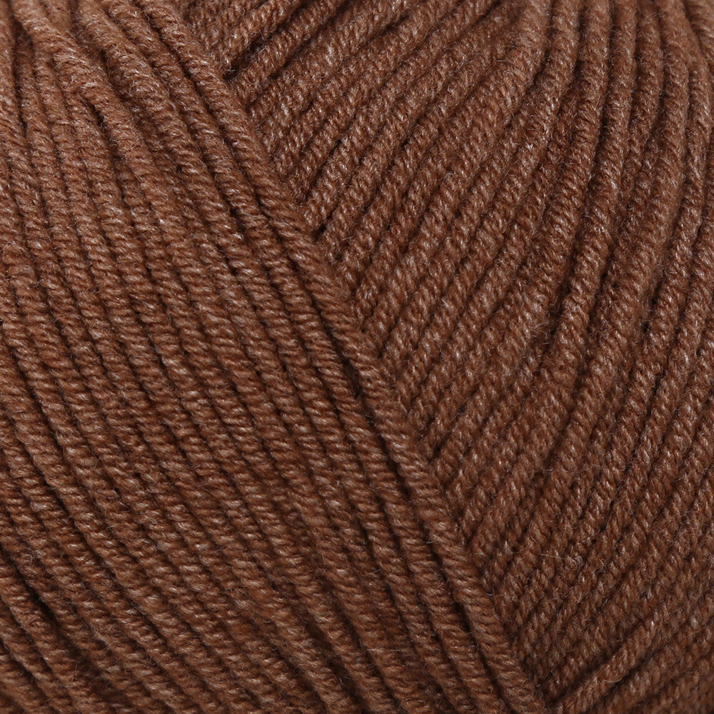 YarnArt Jeans Knitting Yarn, Brown - 40