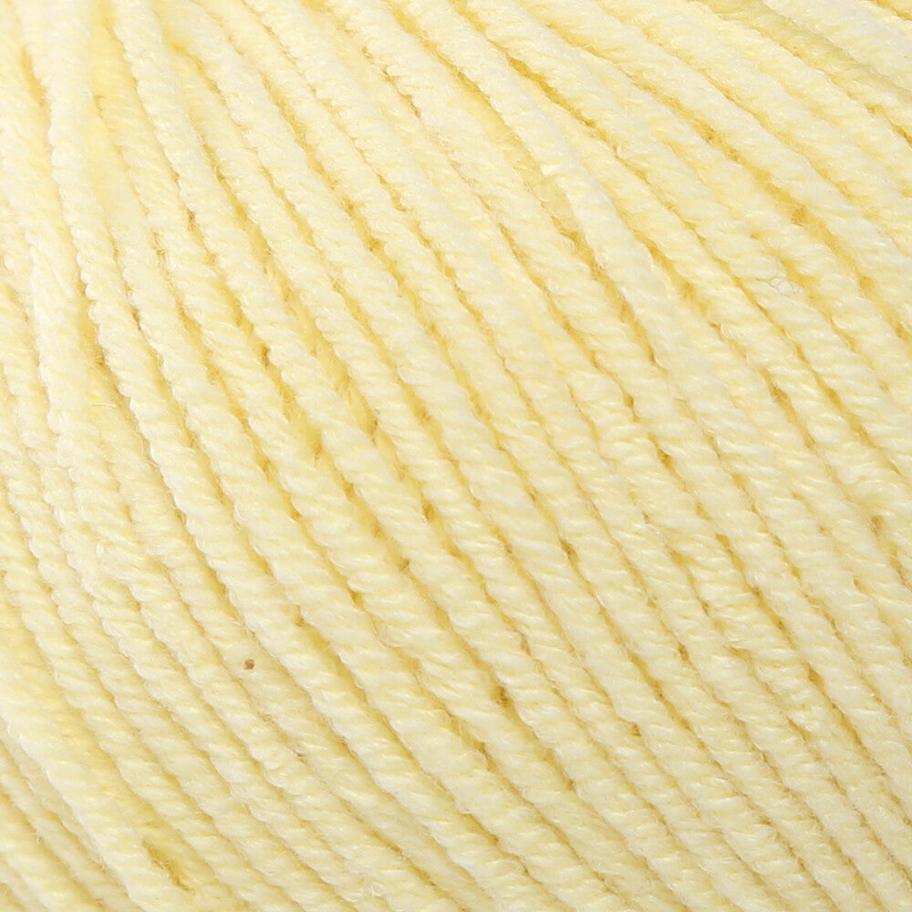 YarnArt Jeans Knitting Yarn, Baby Yellow - 67