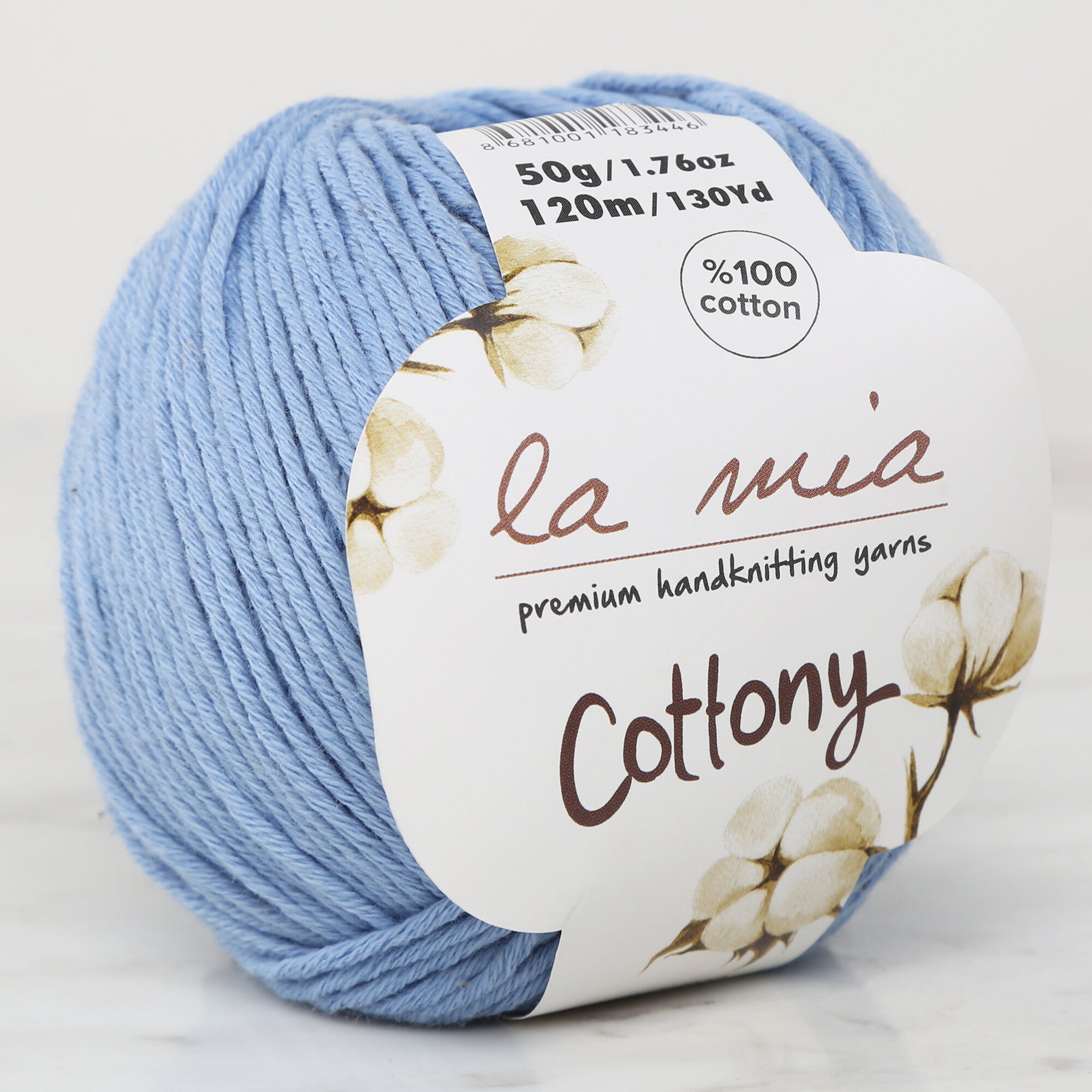 La Mia Cottony Baby Yarn, Blue - L009