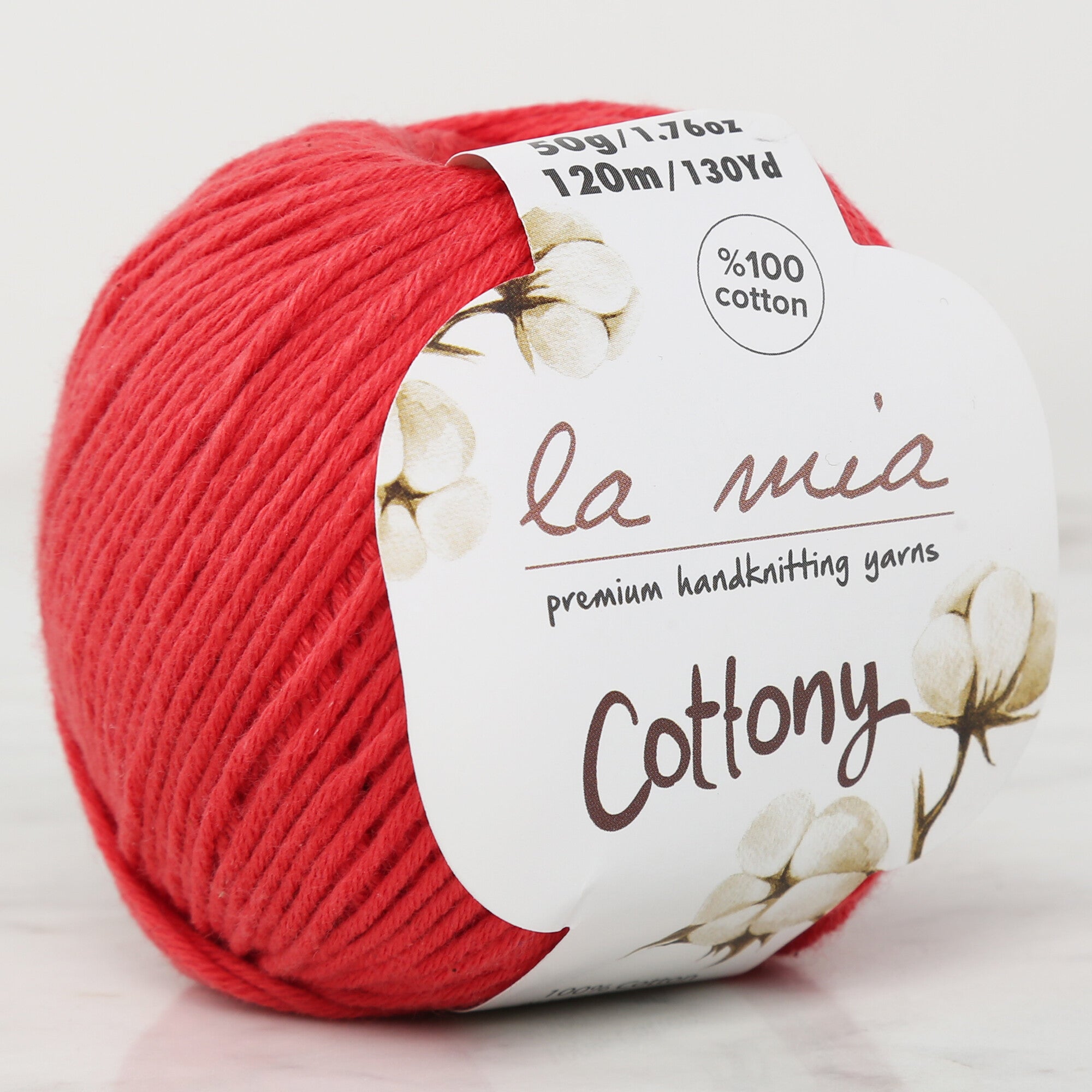 La Mia Cottony Baby Yarn, Red - L011