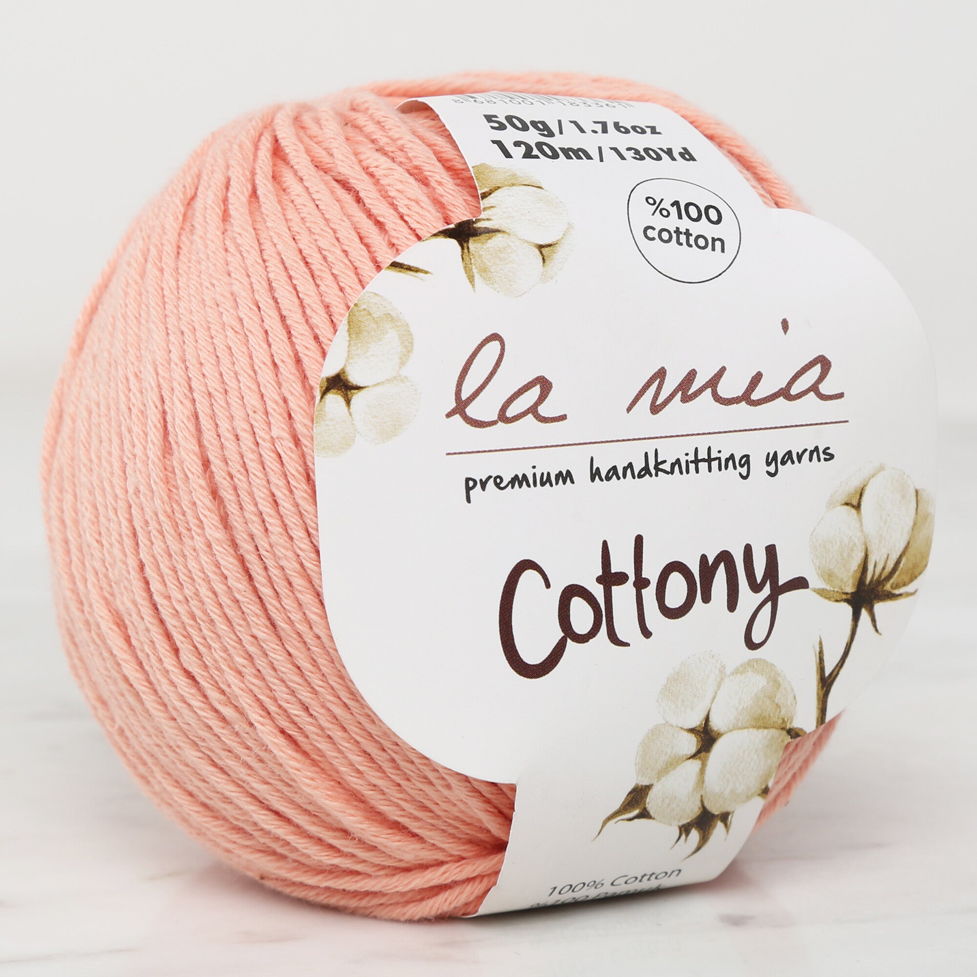 La Mia Cottony Baby Yarn, Pinkish Orange - L017