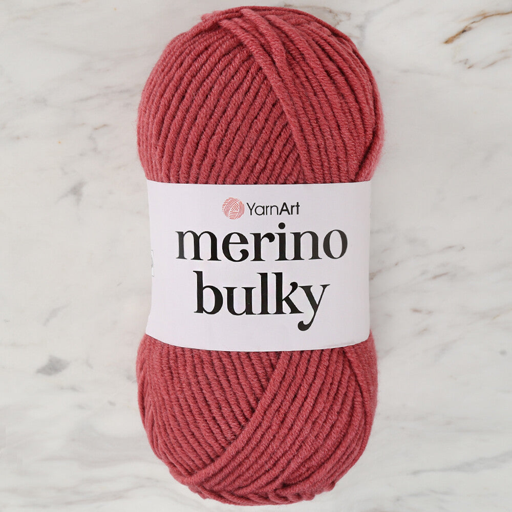 YarnArt Merino Bulky Yarn, Claret - 570