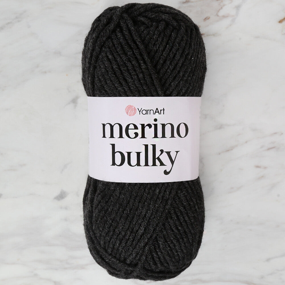 YarnArt Merino Bulky Yarn, Dark Grey - 359