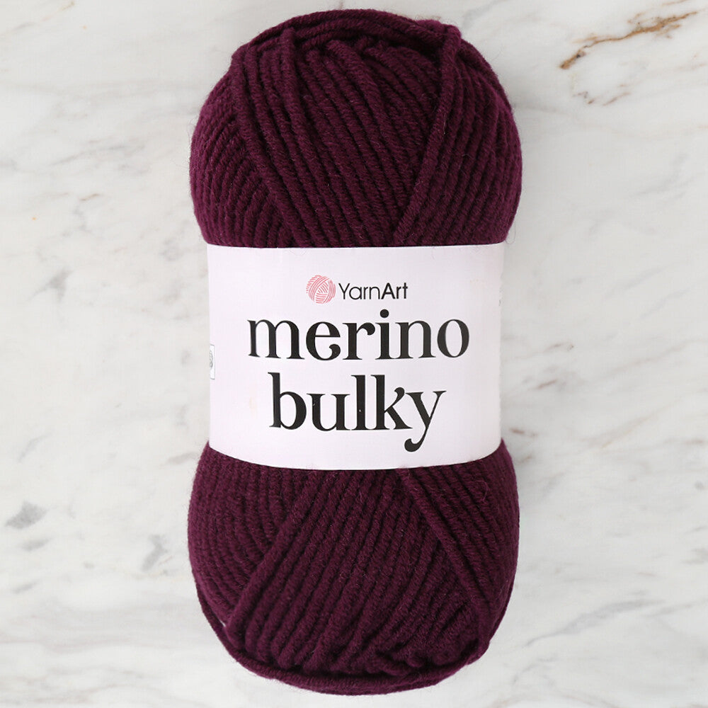 YarnArt Merino Bulky Yarn, Purple - 10094