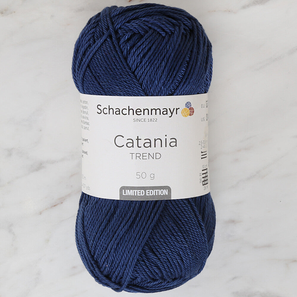 Schachenmayr Catania 50g Yarn, Navy Blue - 9801210-00164